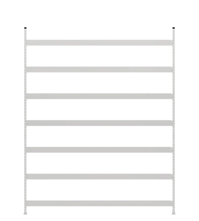 Стеллаж СТ-023 - RAL 7038 - 2200 - 600 - 2100 - RAL 7038 - 7