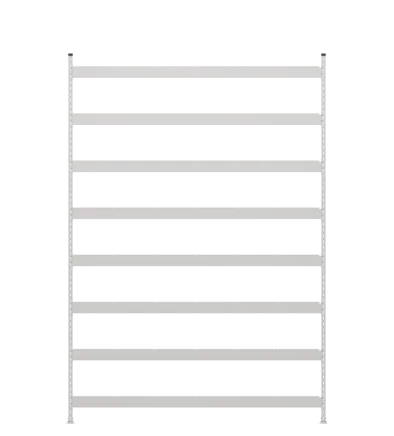 Стеллаж СТ-023 - RAL 7038 - 2500 - 600 - 1800 - RAL 7038 - 8