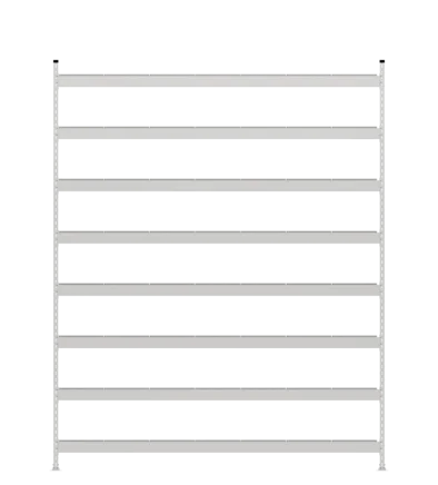 Стеллаж СТ-023 - RAL 7038 - 2500 - 600 - 2100 - Цинк - 8