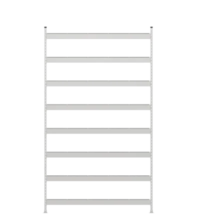 Стеллаж СТ-023 - RAL 7038 - 2700 - 600 - 1500 - Цинк - 8