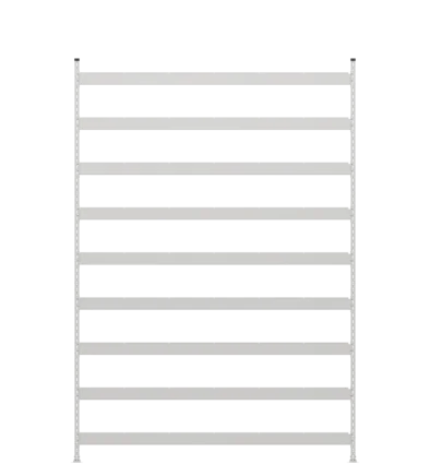 Стеллаж СТ-023 - RAL 7038 - 2700 - 300 - 1800 - RAL 7038 - 9