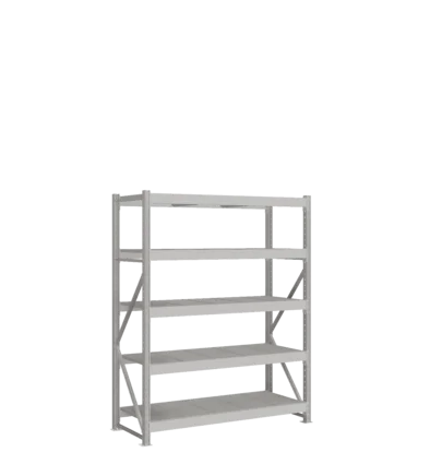 Shelving ST-051, ST-051 h2000x650x1500, shelves zinc 5 tiers