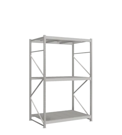 Shelving ST-051, ST-051 h2500x1050x1500, shelves zinc 4 tiers