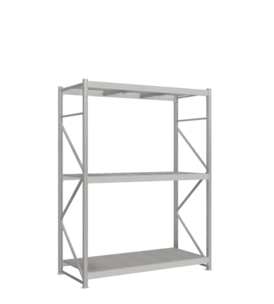 Shelving ST-051, ST-051 h2500x850x1800, shelves zinc 3 tiers