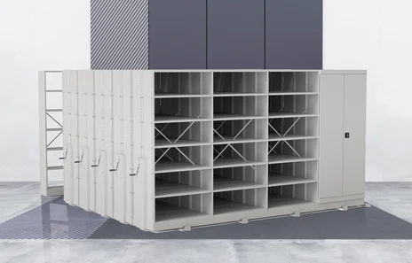 Mobile shelving